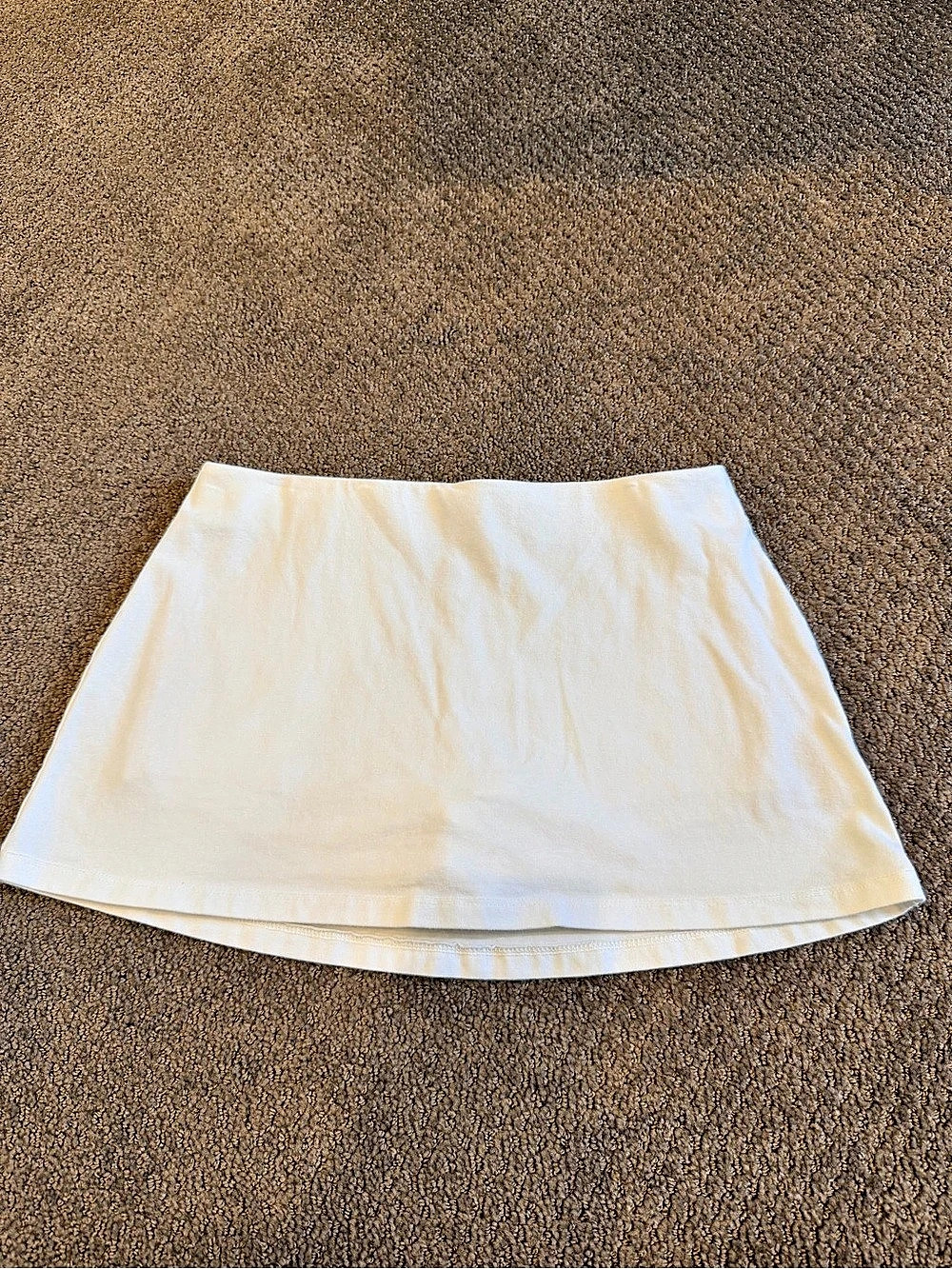 American Eagle White Low-Rise Knit Micro Mini Skirt Size XS